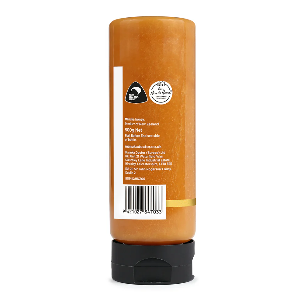100 MGO Squeezable Manuka Honey 500g - Monofloral - Image 2