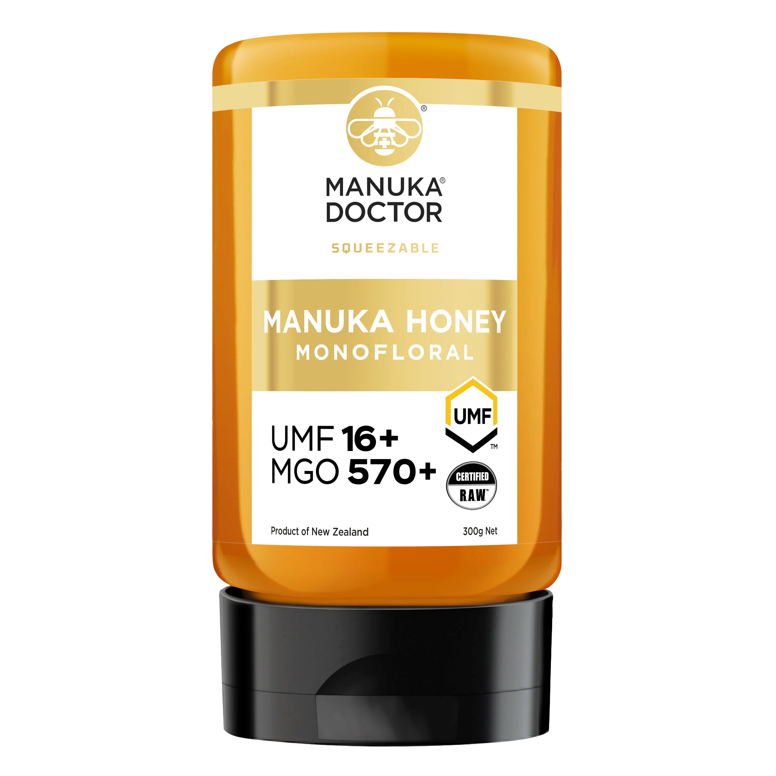 570 MGO Squeezable Manuka Honey 300g - UMF 16+
