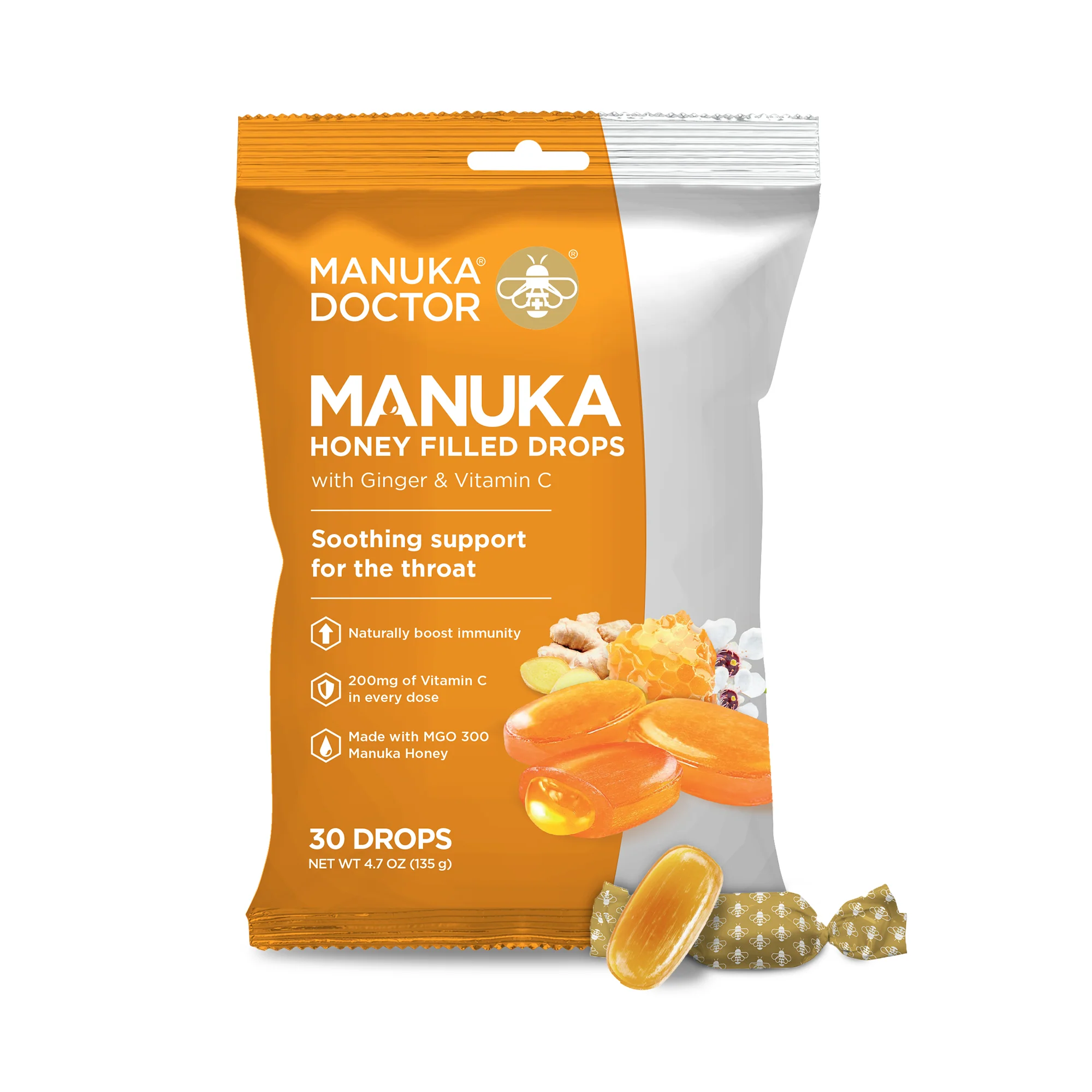 Manuka Middles - Manuka Honey & Ginger