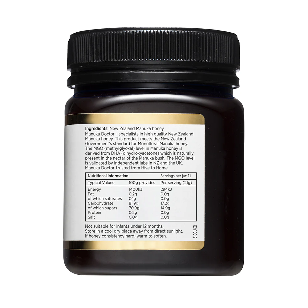 240 MGO Manuka Honey 250g - Monofloral - Image 14